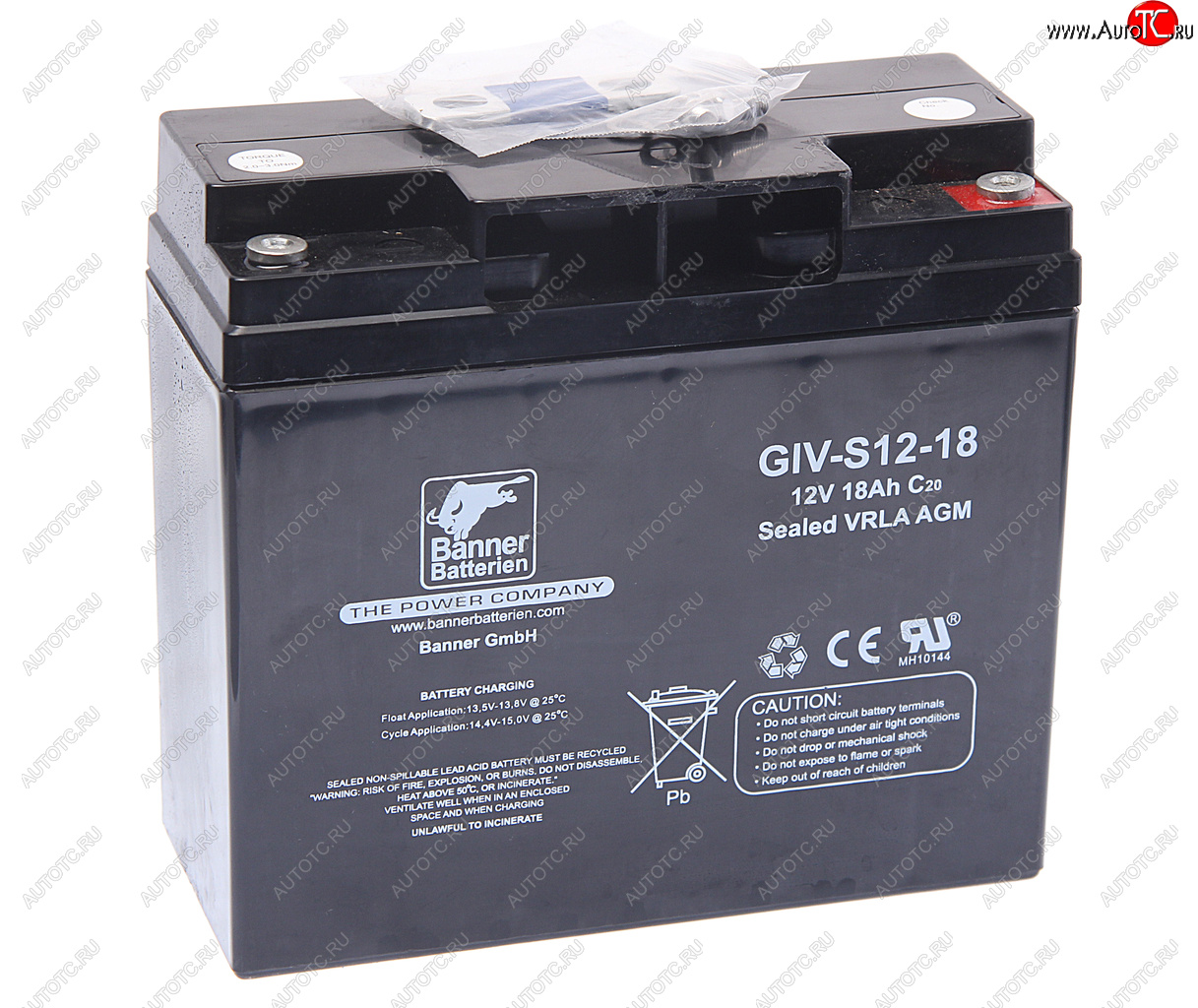 7 199 р. Аккумулятор BANNER GIV-S 18Ач BANNER 6ст18 giv-s 12-18  с доставкой в г. Вологда
