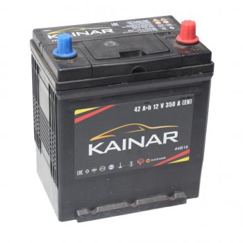 Аккумулятор KAINAR Asia 42Ач обратная полярность KAINAR 6ст42(0) 44b19l