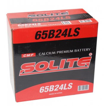 9 999 р. Аккумулятор SOLITE 50Ач обратная полярность SOLITE 6ст50(0) 65b24ls  с доставкой в г. Вологда. Увеличить фотографию 3