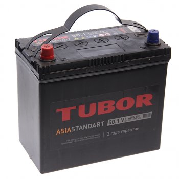 Аккумулятор TUBOR Asia Standart 50Ач TUBOR 6ст50(1) b24r