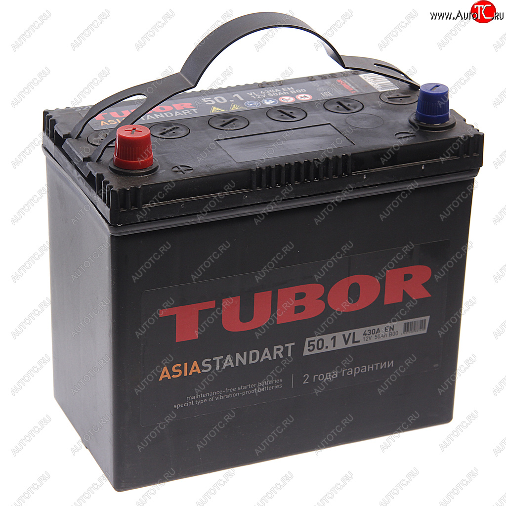 7 699 р. Аккумулятор TUBOR Asia Standart 50Ач TUBOR 6ст50(1) b24r  с доставкой в г. Вологда