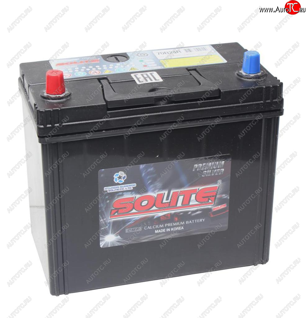 8 599 р. Аккумулятор SOLITE 59Ач SOLITE 6ст59(1) 70b24r  с доставкой в г. Вологда