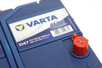 13 749 р. Аккумулятор VARTA Blue Dynamic 60Ач обратная полярность VARTA 6ст60(0) d47  с доставкой в г. Вологда. Увеличить фотографию 2