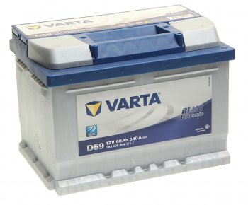 Аккумулятор VARTA Blue Dynamic 60Ач обратная полярность, низкий VARTA 6ст60(0) d59