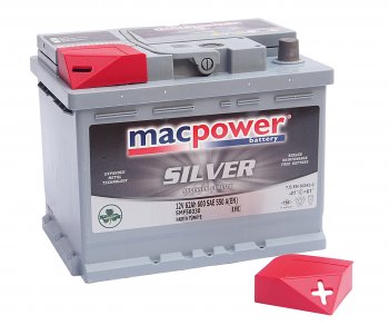 8 849 р. Аккумулятор MACPOWER 62Ач обратная полярность MACPOWER 6ст62(0) smf56030  с доставкой в г. Вологда. Увеличить фотографию 2