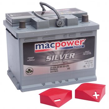 8 849 р. Аккумулятор MACPOWER 62Ач обратная полярность MACPOWER 6ст62(0) smf56030  с доставкой в г. Вологда. Увеличить фотографию 3