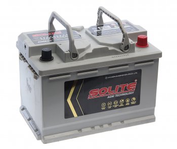 25 599 р. Аккумулятор SOLITE AGM 70Ач обратная полярность SOLITE 6ст70(0) agm70l  с доставкой в г. Вологда. Увеличить фотографию 2