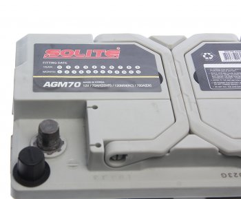 25 599 р. Аккумулятор SOLITE AGM 70Ач обратная полярность SOLITE 6ст70(0) agm70l  с доставкой в г. Вологда. Увеличить фотографию 3