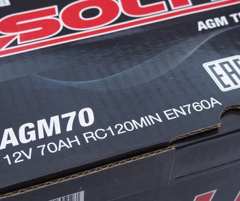 25 599 р. Аккумулятор SOLITE AGM 70Ач обратная полярность SOLITE 6ст70(0) agm70l  с доставкой в г. Вологда. Увеличить фотографию 5