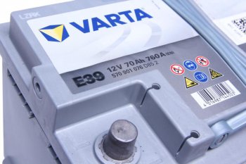 28 799 р. Аккумулятор VARTA Silver Dynamic AGM 70Ач обратная полярность VARTA 6ст70(0) e39 (a7)  с доставкой в г. Вологда. Увеличить фотографию 2