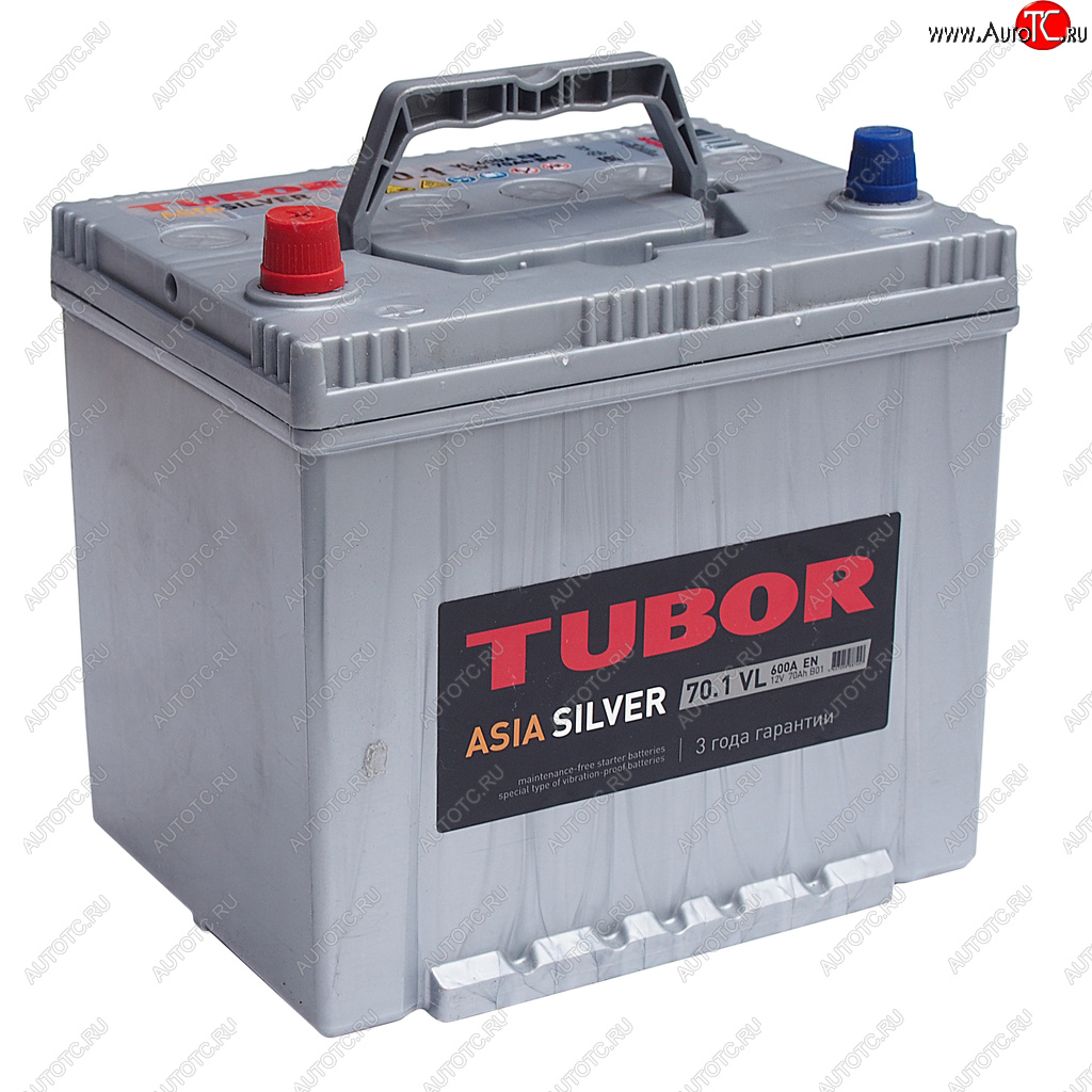 11 199 р. Аккумулятор TUBOR Asia Silver 70Ач TUBOR 6ст70(1) d23r  с доставкой в г. Вологда