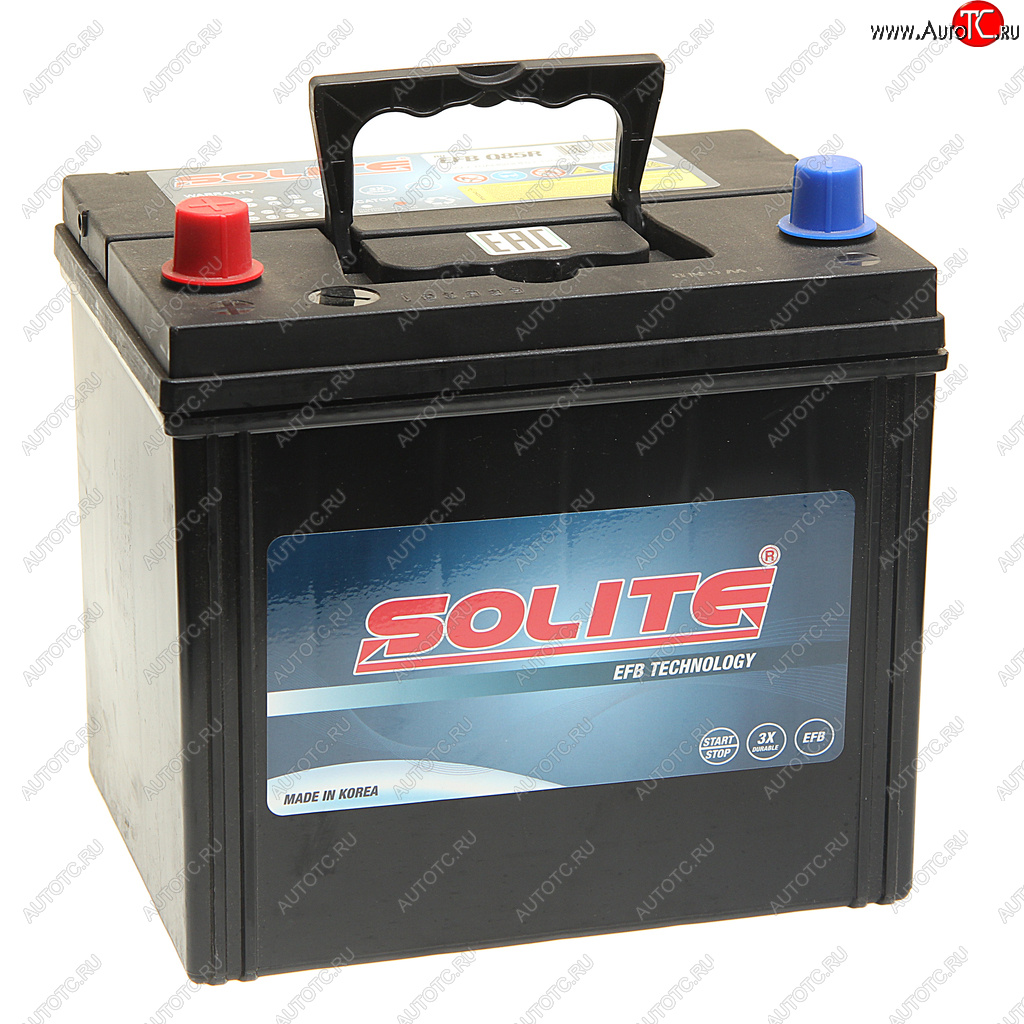 15 599 р. Аккумулятор SOLITE EFB Asia 70Ач SOLITE 6ст70(1) q85r  с доставкой в г. Вологда