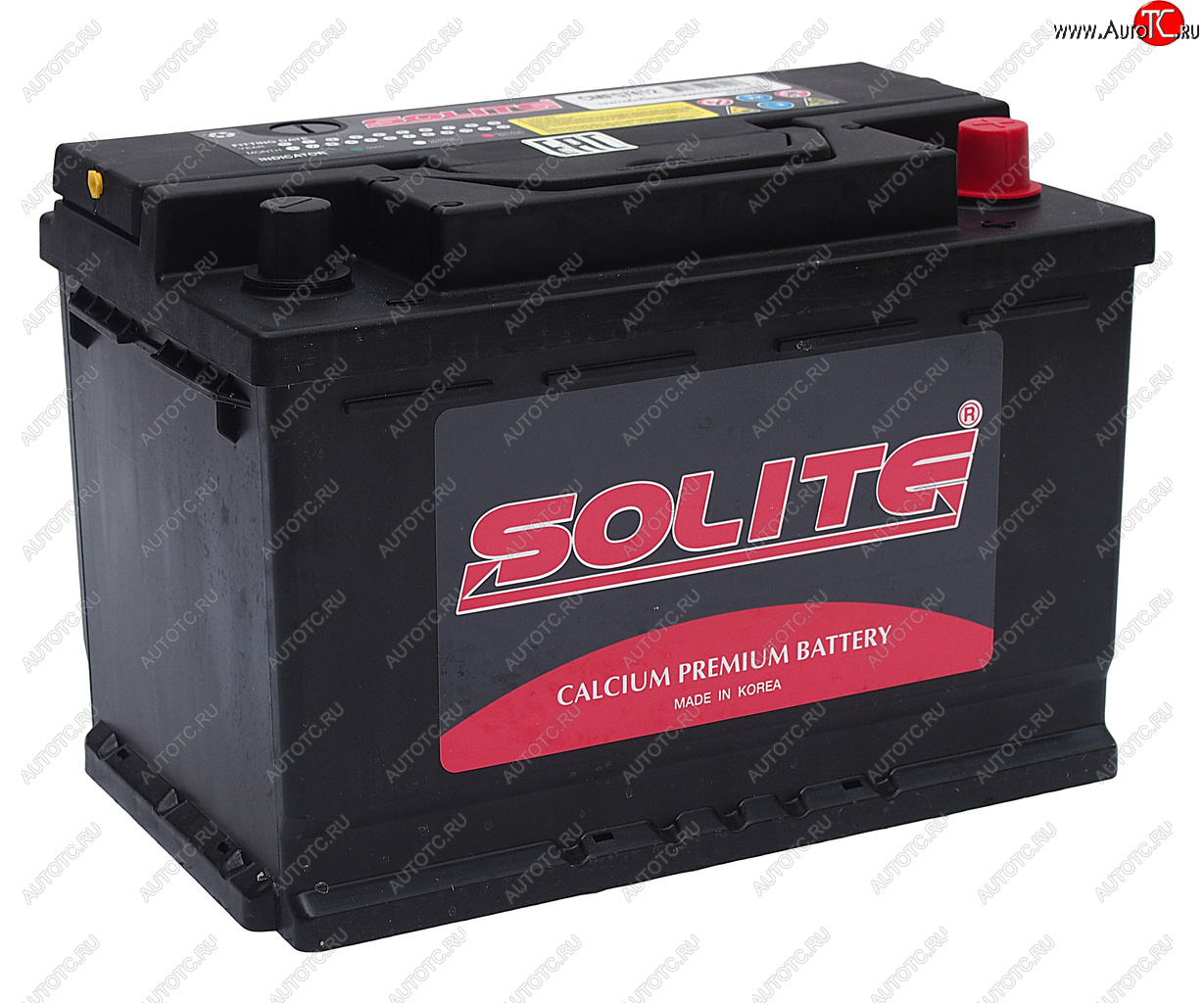 14 299 р. Аккумулятор SOLITE 74Ач обратная полярность SOLITE 6ст74(0) cmf 57412  с доставкой в г. Вологда