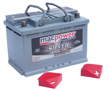 12 599 р. Аккумулятор MACPOWER 75Ач обратная полярность MACPOWER 6ст75(0) smf57540  с доставкой в г. Вологда. Увеличить фотографию 3