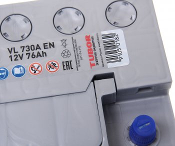 12 399 р. Аккумулятор TUBOR Synergy 76Ач TUBOR 6ст76(1)  с доставкой в г. Вологда. Увеличить фотографию 2
