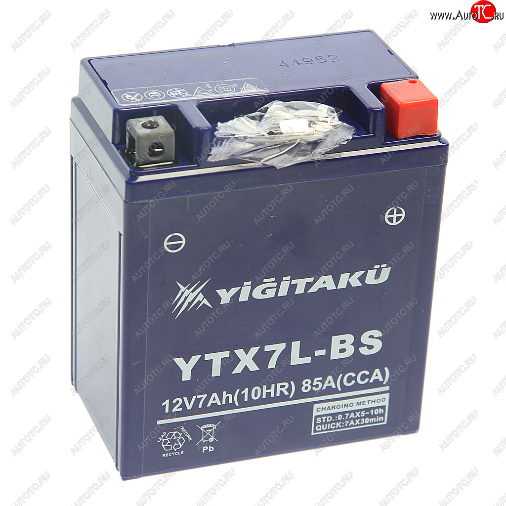 2 399 р. Аккумулятор YIGITAKU MOTO GEL 7А/ч MACPOWER 6ст7 ytx7l-bs(mf) MACPOWER 6ст7 ytx7l-bs(mf)  с доставкой в г. Вологда