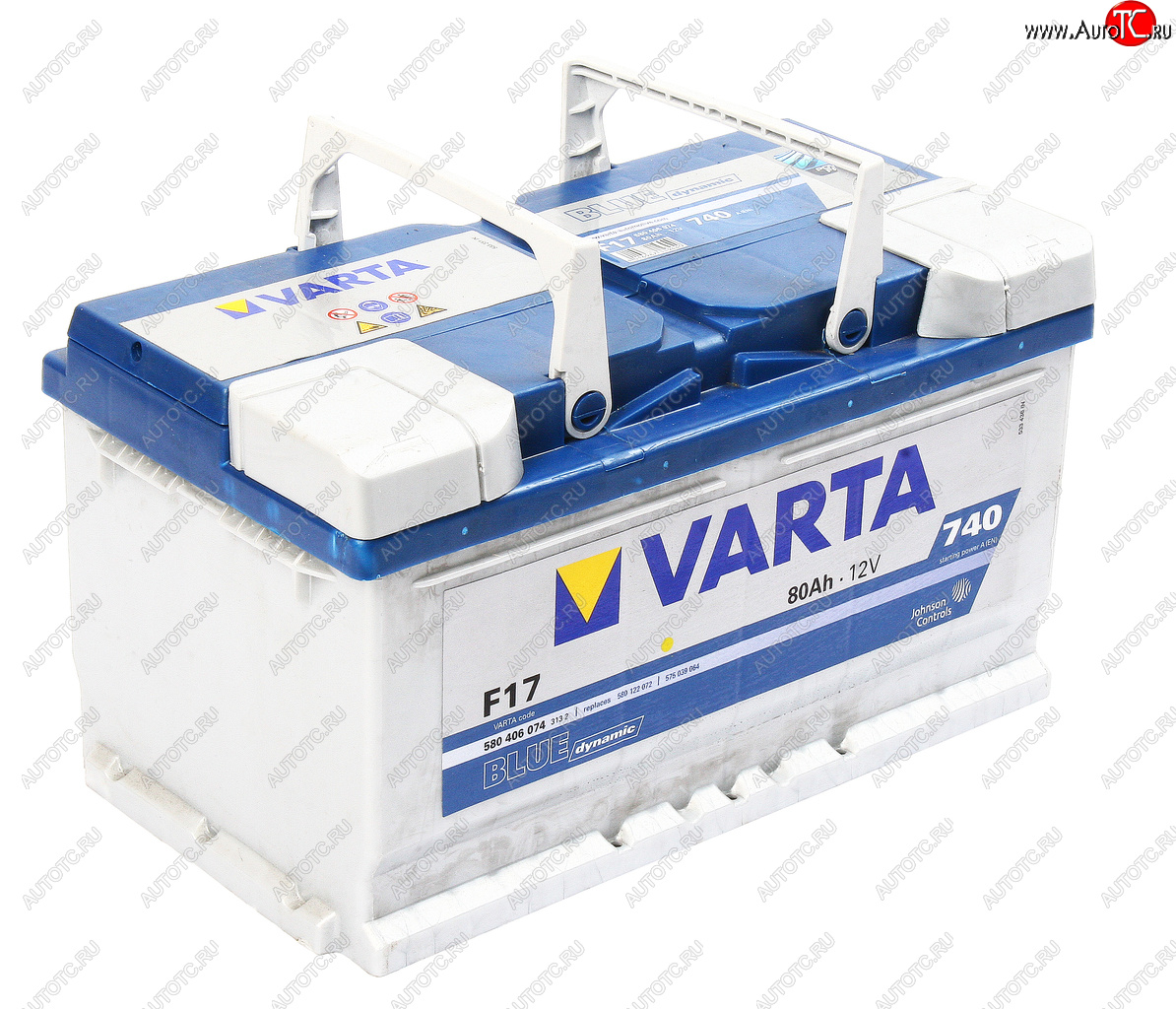17 999 р. Аккумулятор VARTA Blue Dynamic 80Ач обратная полярность, низкий VARTA 6ст80(0) f17  с доставкой в г. Вологда