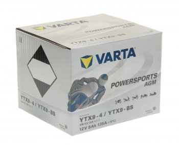 4 899 р. Аккумулятор VARTA MOTO AGM 8Ач VARTA 6ст8 508 012 008 (ytx9-4(bs))  с доставкой в г. Вологда. Увеличить фотографию 2