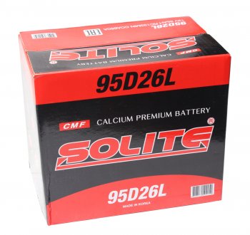 13 599 р. Аккумулятор SOLITE 85Ач обратная полярность SOLITE 6ст85(0) 95d26l  с доставкой в г. Вологда. Увеличить фотографию 3