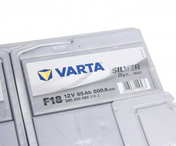19 349 р. Аккумулятор VARTA Silver Dynamic 85Ач обратная полярность, низкий VARTA 6ст85(0) f18  с доставкой в г. Вологда. Увеличить фотографию 2