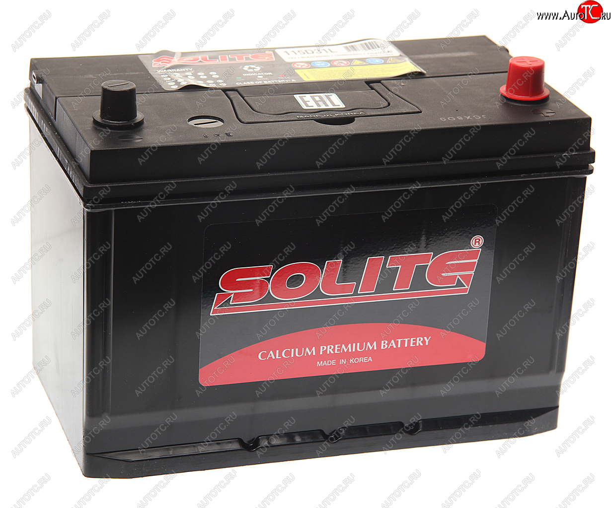 15 949 р. Аккумулятор SOLITE 95Ач обратная полярность SOLITE 6ст95(0) 115d31l  с доставкой в г. Вологда