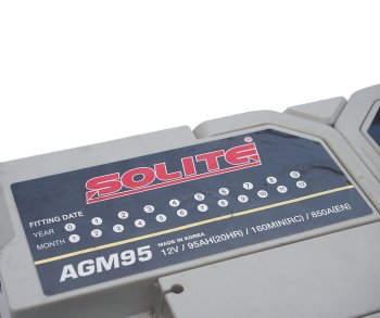 30 899 р. Аккумулятор SOLITE AGM 95Ач обратная полярность SOLITE 6ст95(0) agm95l  с доставкой в г. Вологда. Увеличить фотографию 4