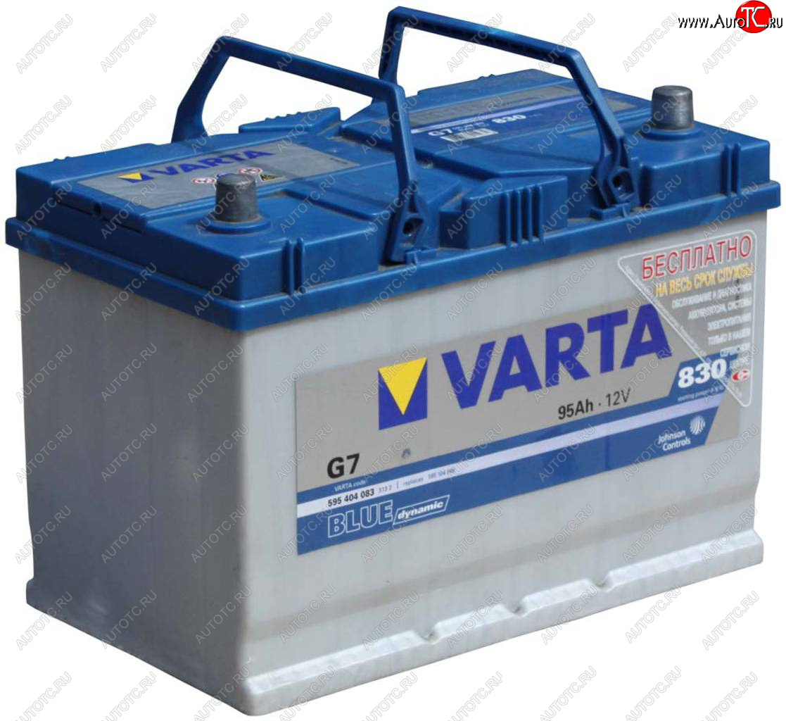19 749 р. Аккумулятор VARTA Blue Dynamic 95Ач обратная полярность VARTA 6ст95(0) g7  с доставкой в г. Вологда