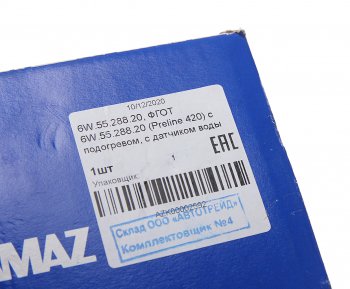 13 249 р. Фильтр топливный КАМАЗ-5490 грубой очистки (с 07.2015г.) UFI UFI 6w.55.288.20  с доставкой в г. Вологда. Увеличить фотографию 6