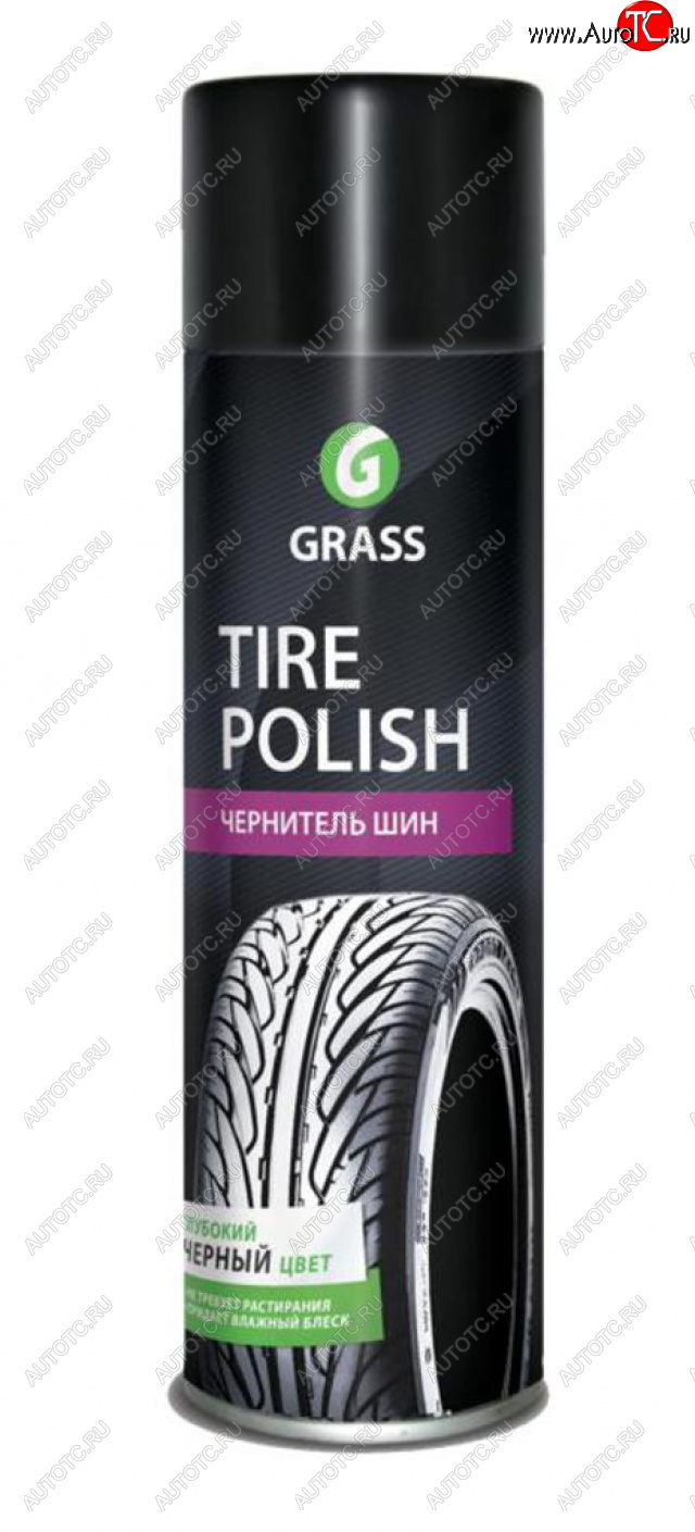 519 р. Чернитель шин 650мл аэрозоль Tire Polish GRASS GRASS 700670  с доставкой в г. Вологда