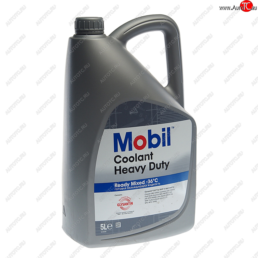 4 299 р. Антифриз желтый 5л COOLANT HEAVY DUTY MOBIL MOBIL 720943  с доставкой в г. Вологда