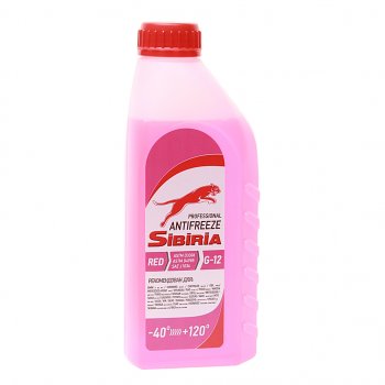 Антифриз красный -40C 1кг G12+ SIBIRIA SIBIRIA 800598