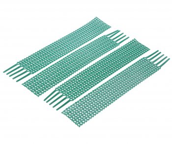 Хомут-стяжка 300х10 T-flex многоразовая полиуретан зеленый (20шт.) FORTISFLEX FORTISFLEX 81470