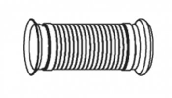 Гофра VOLVO глушителя с фланцем (L=215x103) (нерж. ЕВРО-5) DINEX DINEX 82271 DINEX 82271