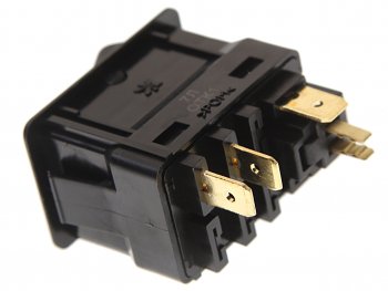 280 р. Выключатель клавиша ГАЗ-3110,ПАЗ-3205 обогрева стекла ветрового 24V РАДИОДЕТАЛЬ РАДИОДЕТАЛЬ 82.3709-21.14  с доставкой в г. Вологда. Увеличить фотографию 2
