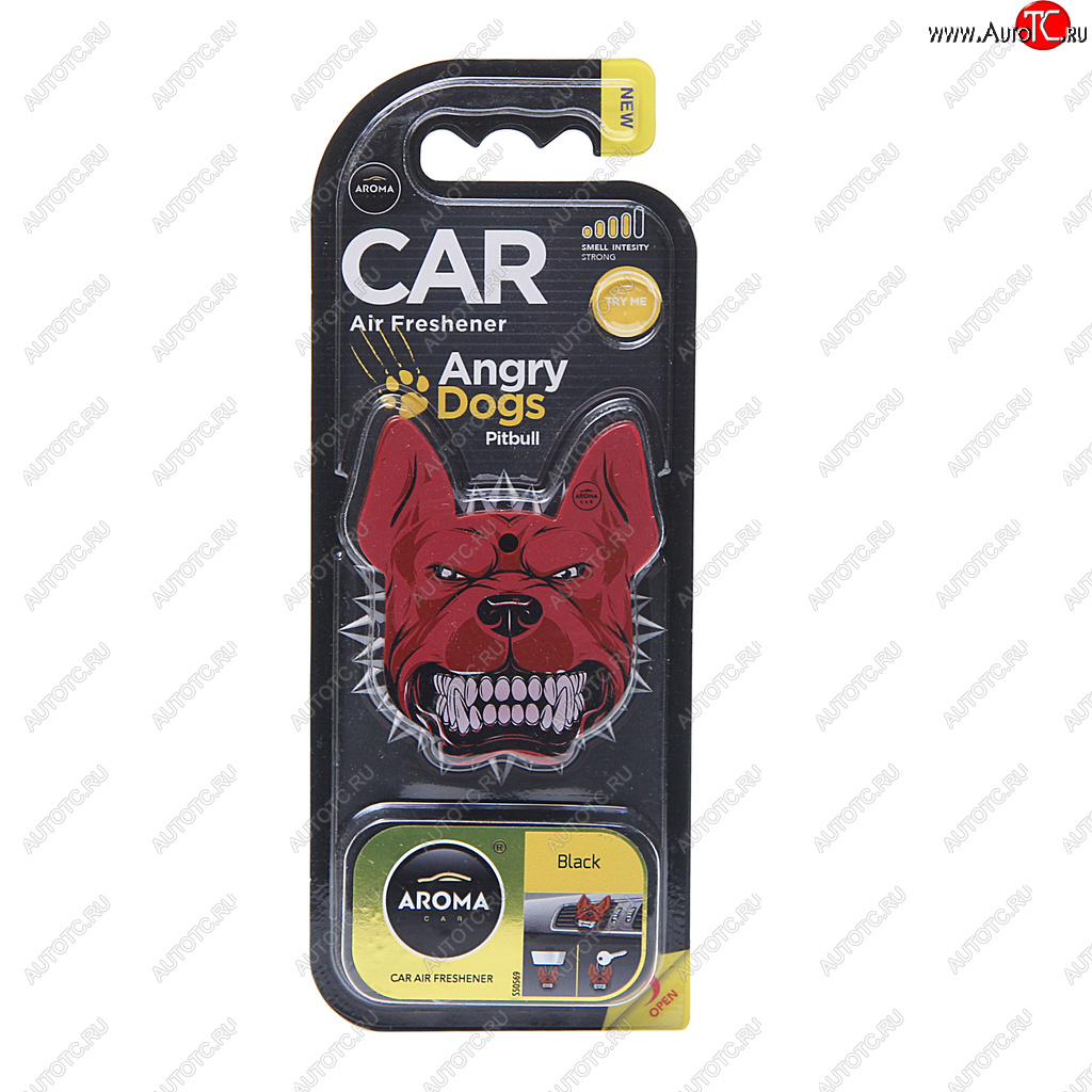290 р. Ароматизатор на дефлектор полимерный (black) Angry Dogs AROMA CAR AROMA CAR 83185  с доставкой в г. Вологда