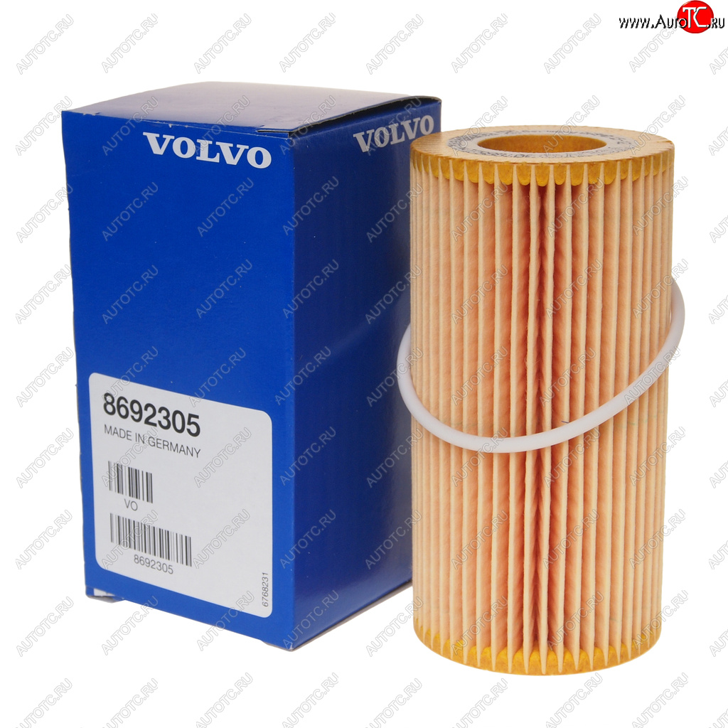 1 379 р. Фильтр масляный VOLVO S40 (10-),S60 (10-),S80 (10-) OE VOLVO 8692305  с доставкой в г. Вологда