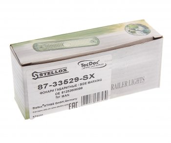 979 р. Фонарь габаритный MAN TGA,TGL,TGM,TGS,TGX белый (узкий) STELLOX STELLOX 87-33529-sx  с доставкой в г. Вологда. Увеличить фотографию 3