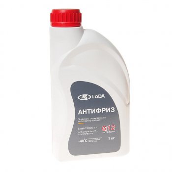 Антифриз красный -40C 1л G12 АвтоВАЗ LADA 88888-2000010-82