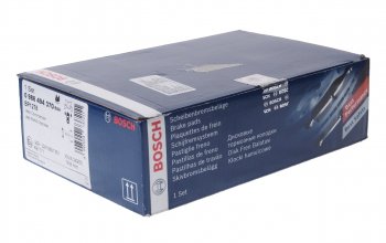 4 949 р. Колодки тормозные передние (4шт.) BOSCH Jeep Cherokee KJ дорестайлинг (2001-2005)  с доставкой в г. Вологда. Увеличить фотографию 2