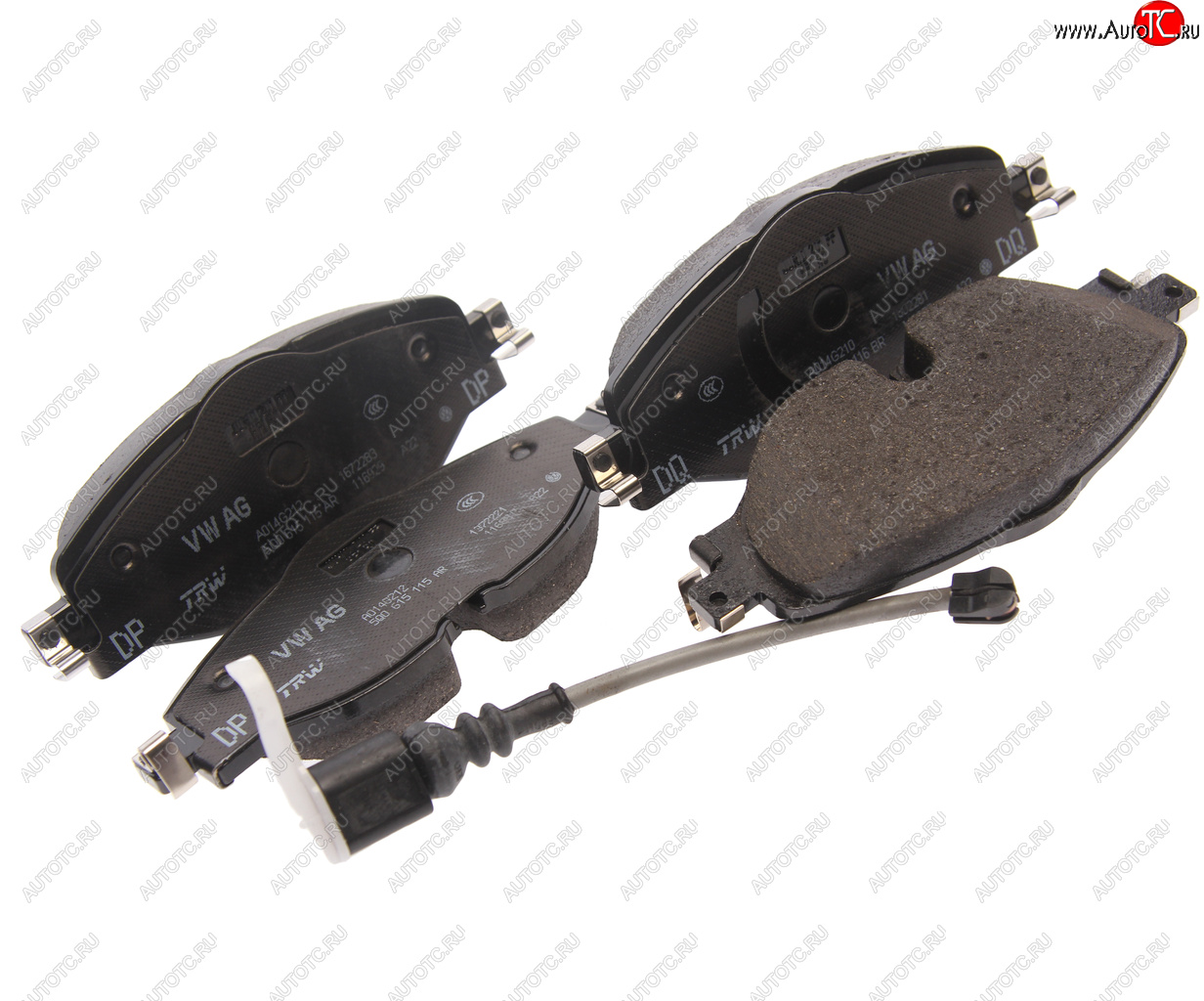 10 249 р. Колодки тормозные передние (4шт.) VAG Audi A3 8V1 хэтчбэк 3 дв. дорестайлинг (2012-2016)  с доставкой в г. Вологда
