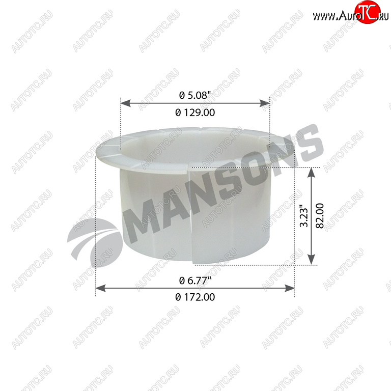 126 р. Втулка VOLVO балансира MANSONS MANSONS 900.110  с доставкой в г. Вологда