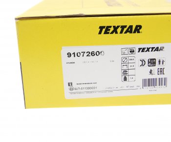 3 799 р. Колодки тормозные задние барабанные (4шт.) TEXTAR Hyundai Solaris RBr седан дорестайлинг (2010-2014)  с доставкой в г. Вологда. Увеличить фотографию 3