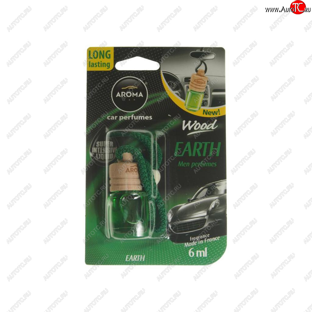 226 р. Ароматизатор подвесной жидкостный (земля) 6мл Wood AROMA CAR AROMA CAR 92038  с доставкой в г. Вологда