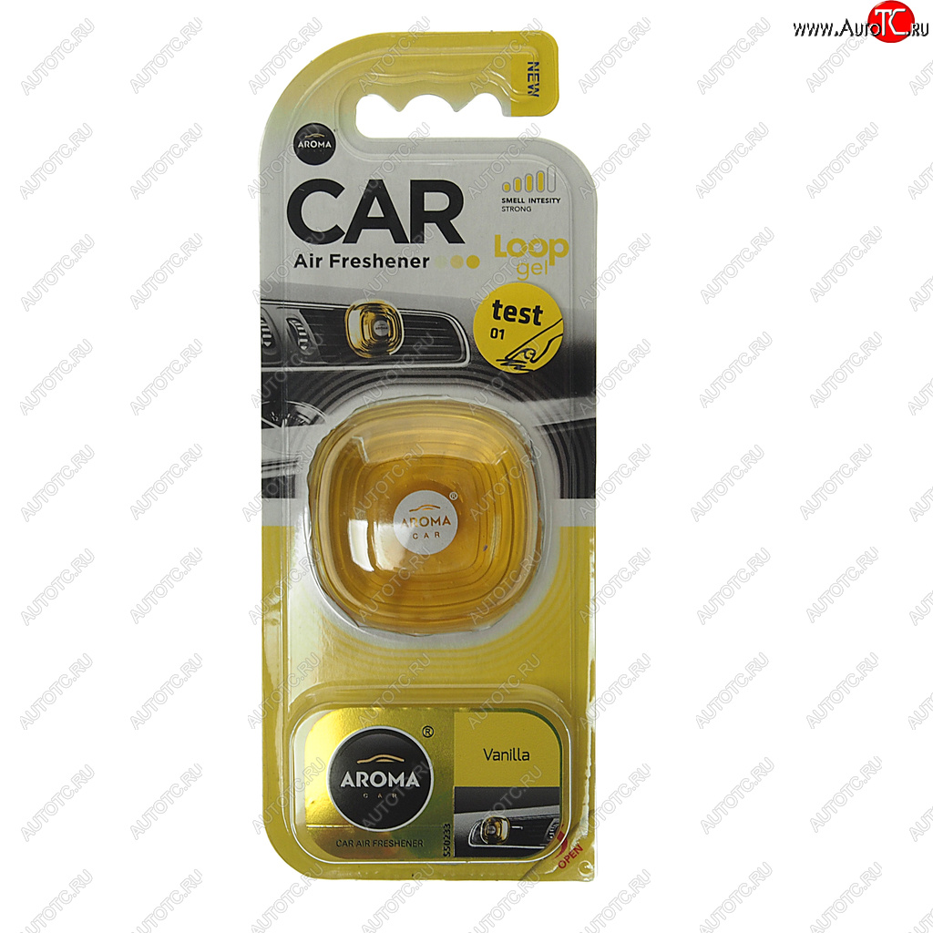 299 р. Ароматизатор на дефлектор гелевый (ваниль) Loop AROMA CAR AROMA CAR 92599  с доставкой в г. Вологда