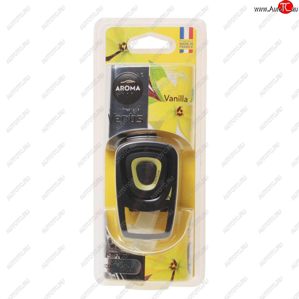 499 р. Ароматизатор на дефлектор жидкостной (ваниль) 8мл Ventis AROMA CAR AROMA CAR 92917 AROMA CAR 92917  с доставкой в г. Вологда