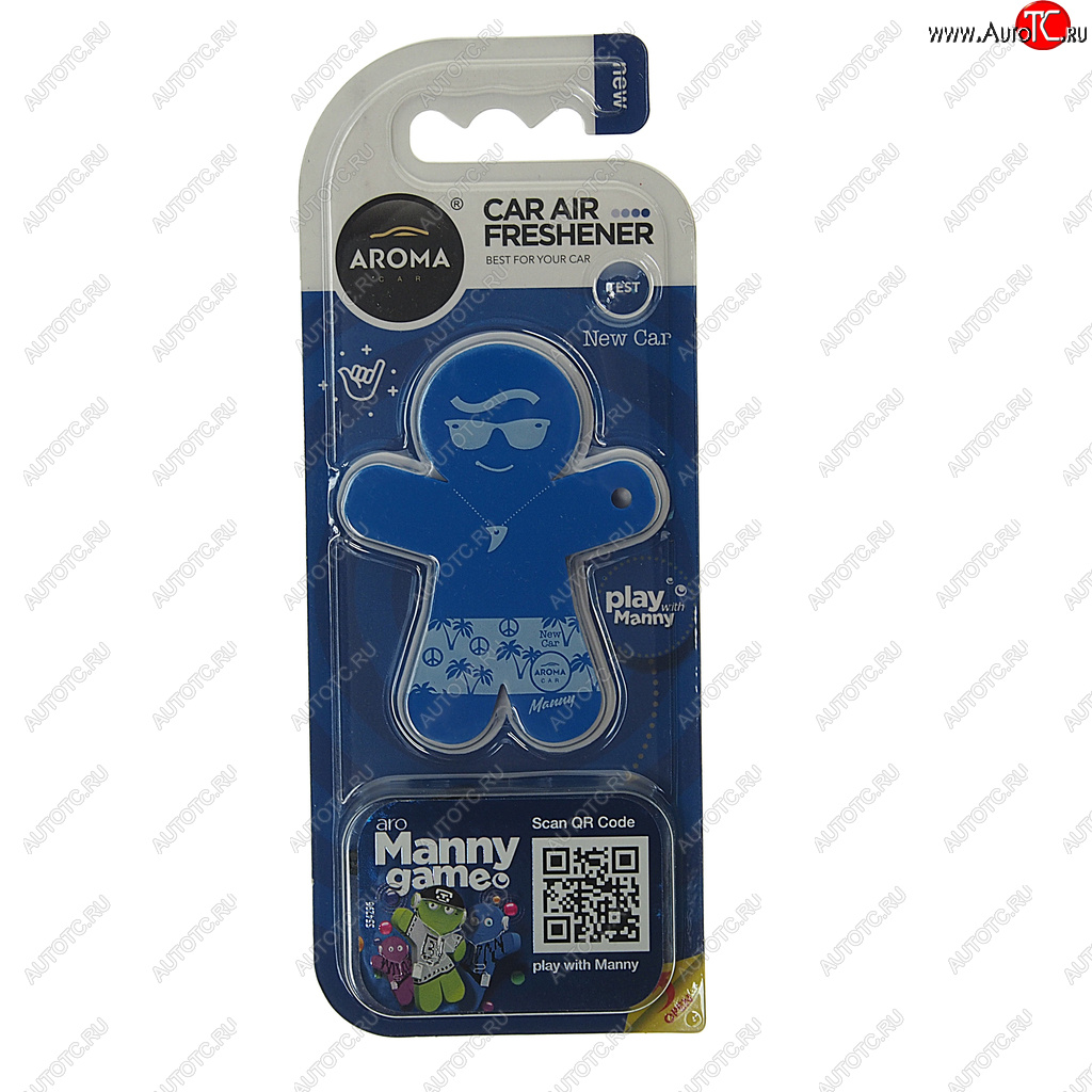 294 р. Ароматизатор на дефлектор полимерный (новая машина) 8г Manny AROMA CAR AROMA CAR 92996  с доставкой в г. Вологда