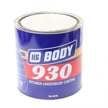 Антикор для наружных поверхностей каучук черный 2.5л 930 BODY BODY 9300200003