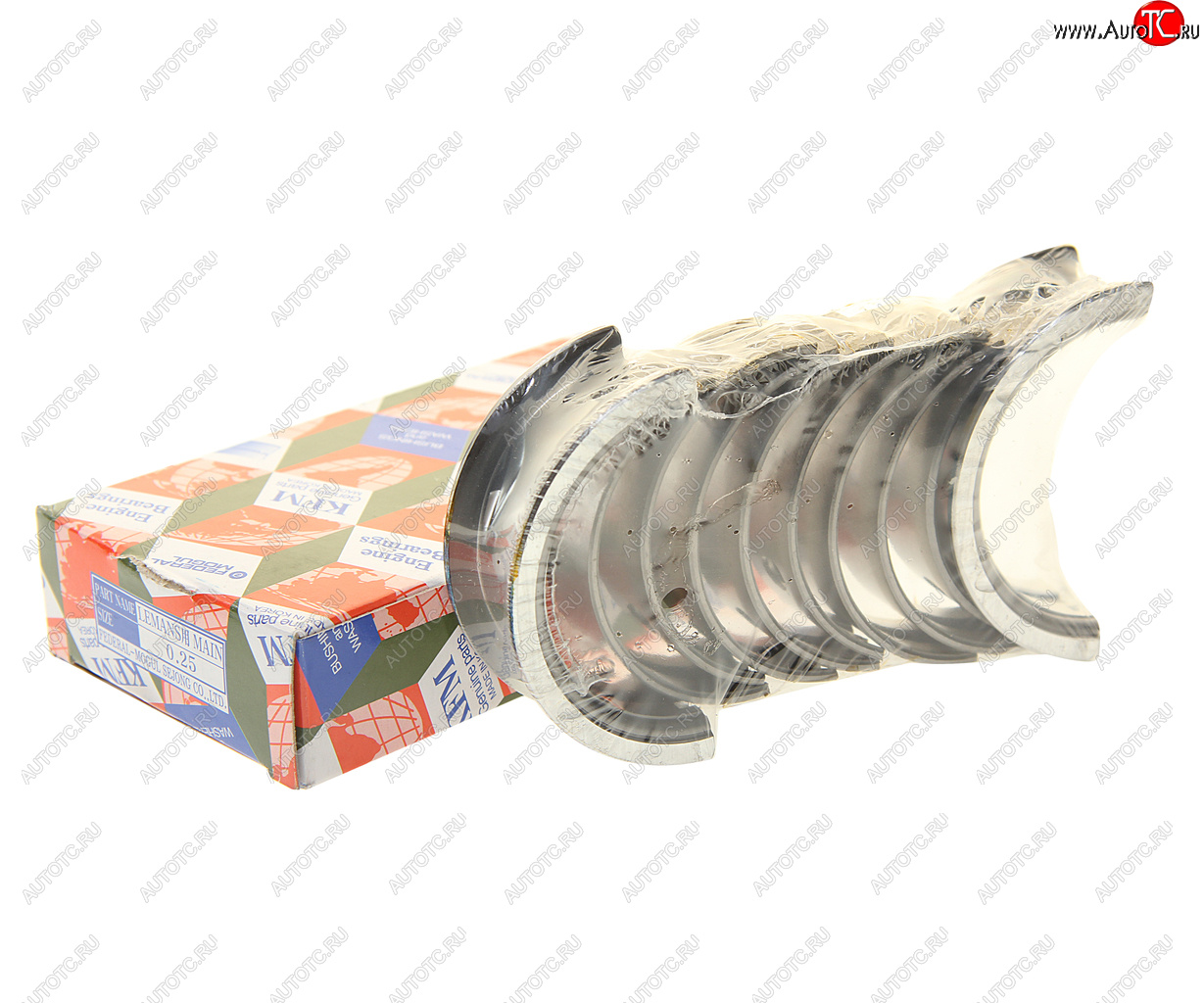 2 599 р. Вкладыши DAEWOO Nexia (95-) коренные d+0.25 комплект (10шт.) KFM KFM 93742706  с доставкой в г. Вологда