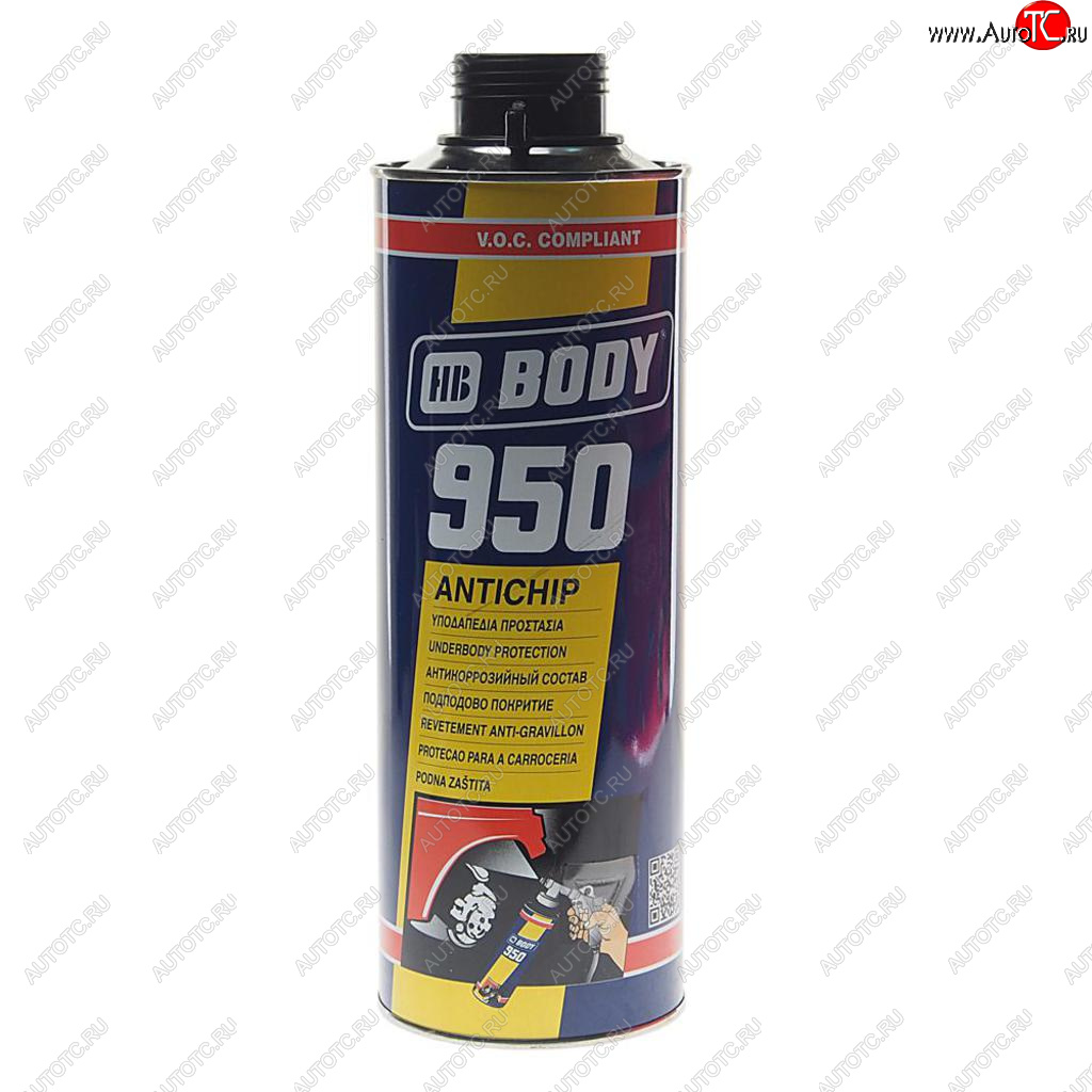 1 099 р. Антигравий черный 1л 950 BODY BODY 9500200001  с доставкой в г. Вологда