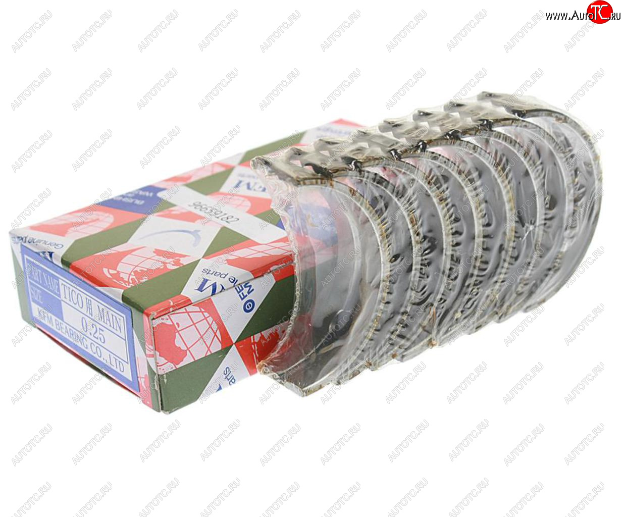 1 099 р. Вкладыши DAEWOO Matiz (0.8) коренные d+0.25 комплект (8шт.) KFM KFM 96659182  с доставкой в г. Вологда